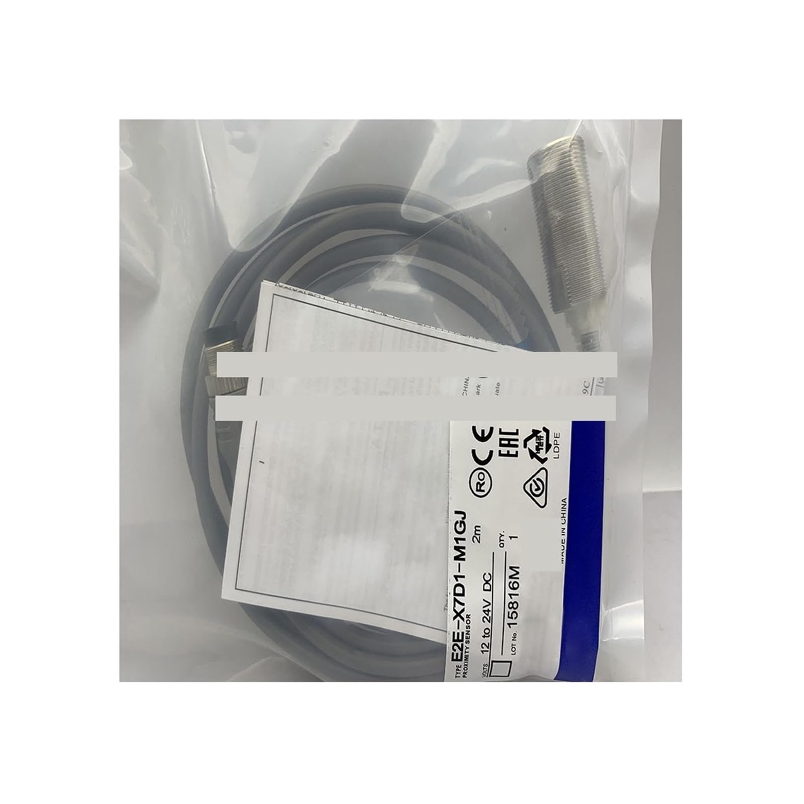 Capteur E2E-X7T1-Z avec portée de 7mm et détection inductive haute précision