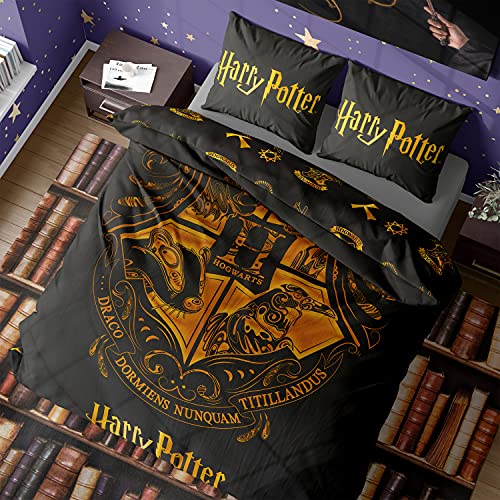 Lenzuola Harry Potter In Cotone - Set 140x200 Cm + Federa 70x90 Cm, Magia E Stile - Foto 7
