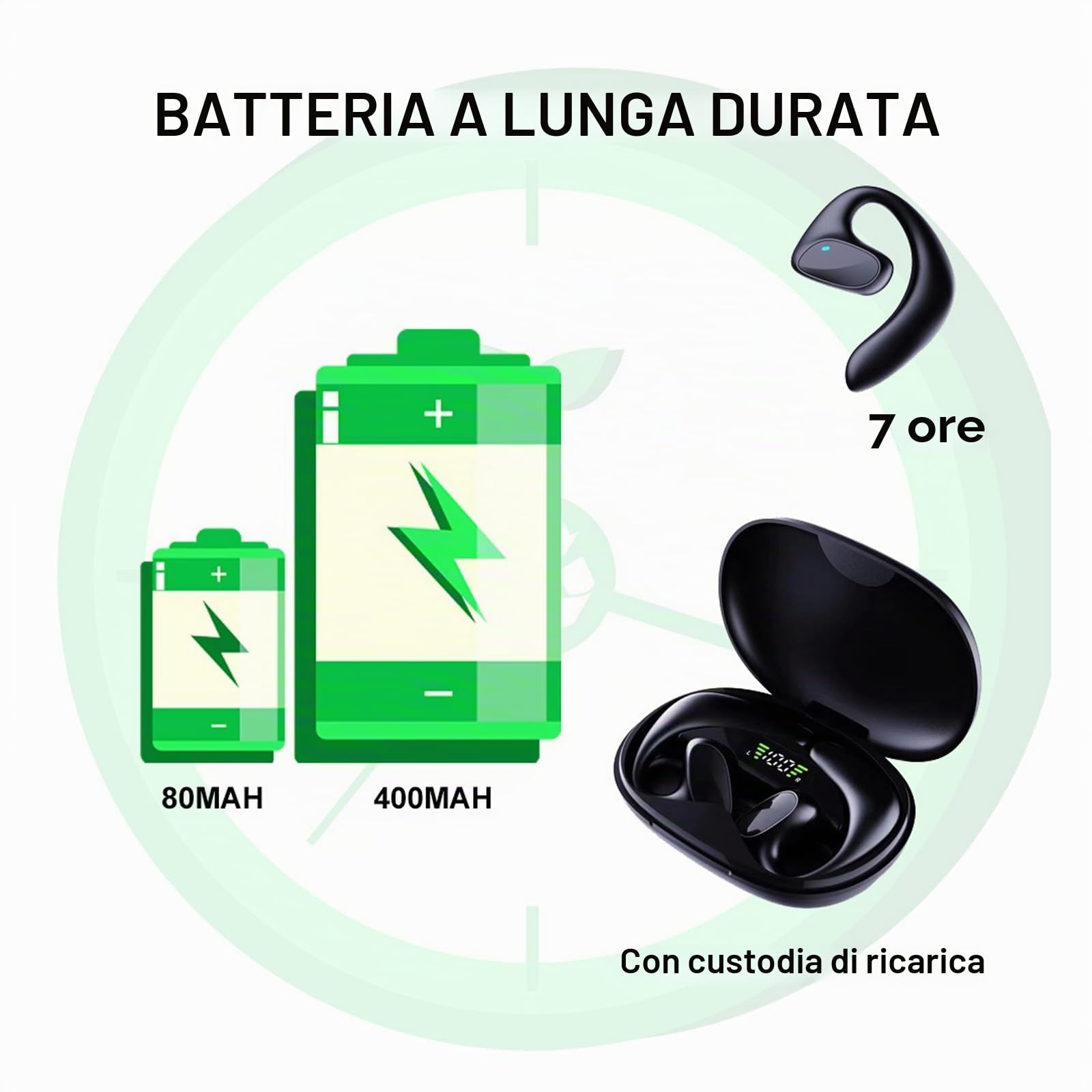 Meacode Traduttore, Meacode Ai Translation Earbuds, Cuffie Traduzione Simultanea, Auricolari Traduttore Simultaneo, 144 Lingue, Funzione Offline, Ideali Per Viaggi/Affari/Apprendimento(Nero)