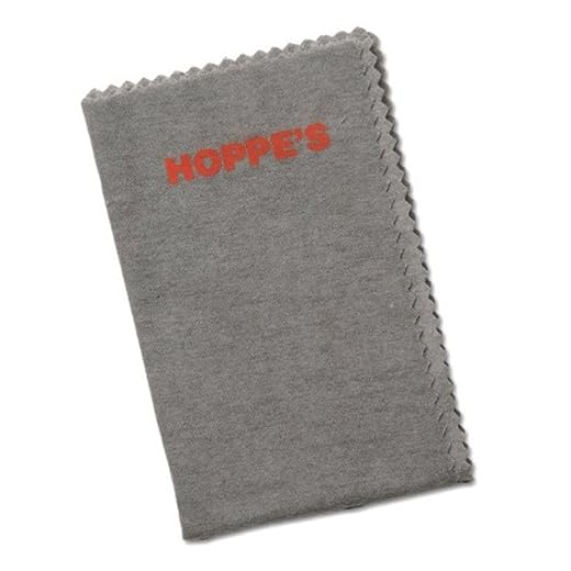 Hoppe's No. 9 Silicone Gun And Reel Cloth , Grey , 1-11" x 14" (27.94 x 35.56 cm),Tan