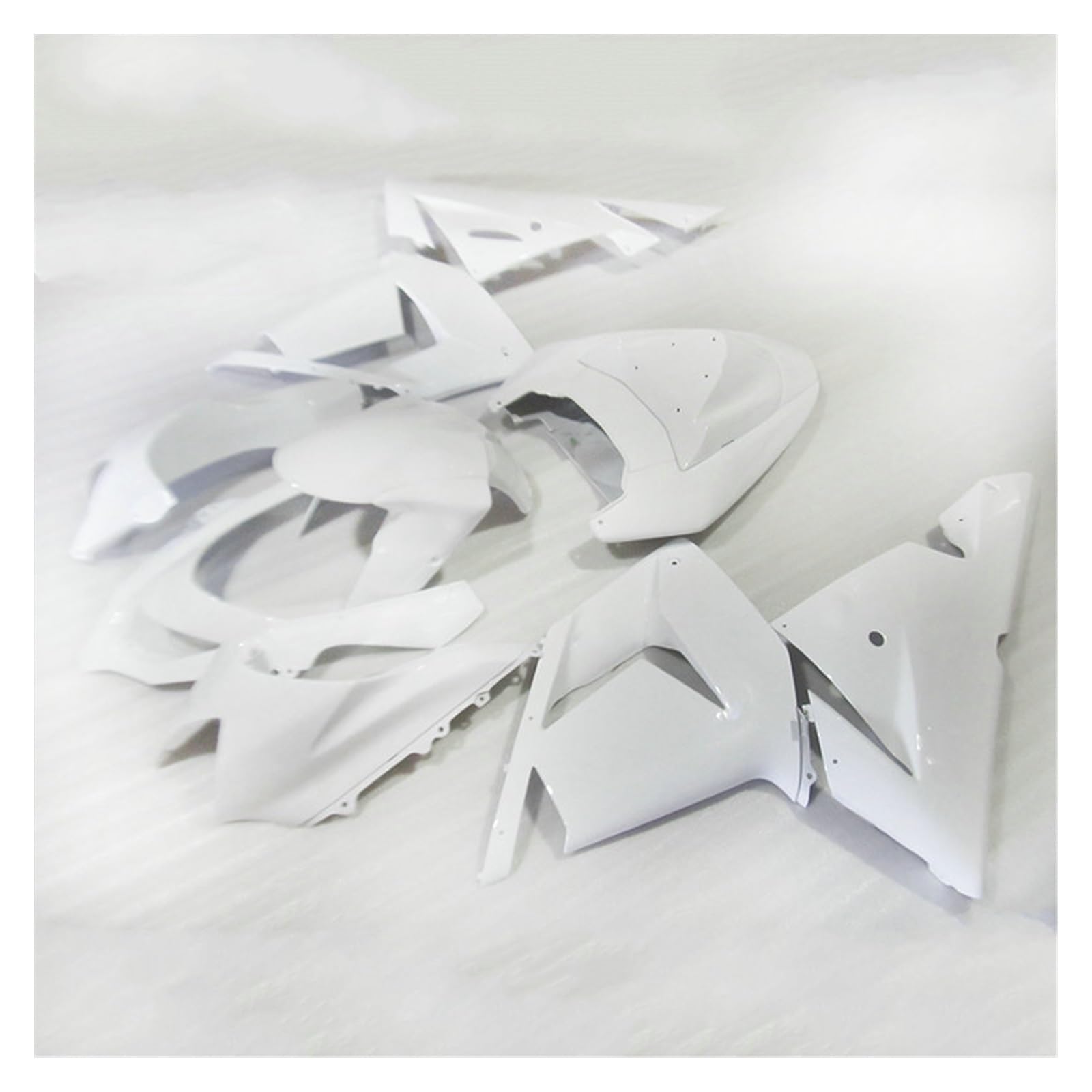 Kits de Carenado Motos Kits De Carenado De Motocicleta Para KAWASAKI Ninja 2004 2005 ZX10R ABS Carenados Deportivos Cuerpo Blanco Accesorios Conjunto Accesorios Piezas