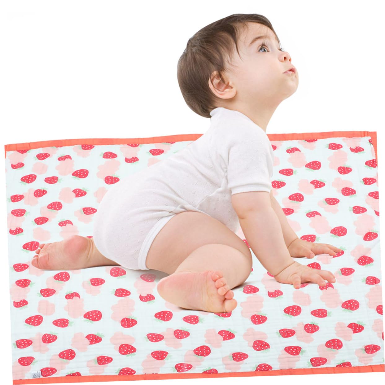 Coperta da Bagno per Neonati in Cotone, Morbida e Assorbente, Stampe Cartone, 100% Versatile per Bagnetto e Fascia