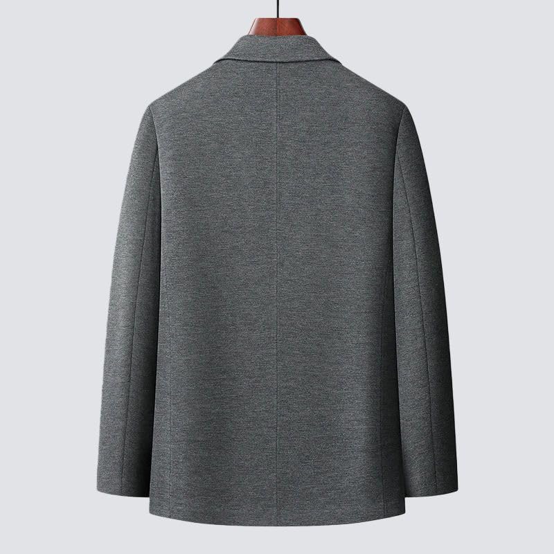 Blazer d'automne homme classique veste de costume finitions soignées - 2