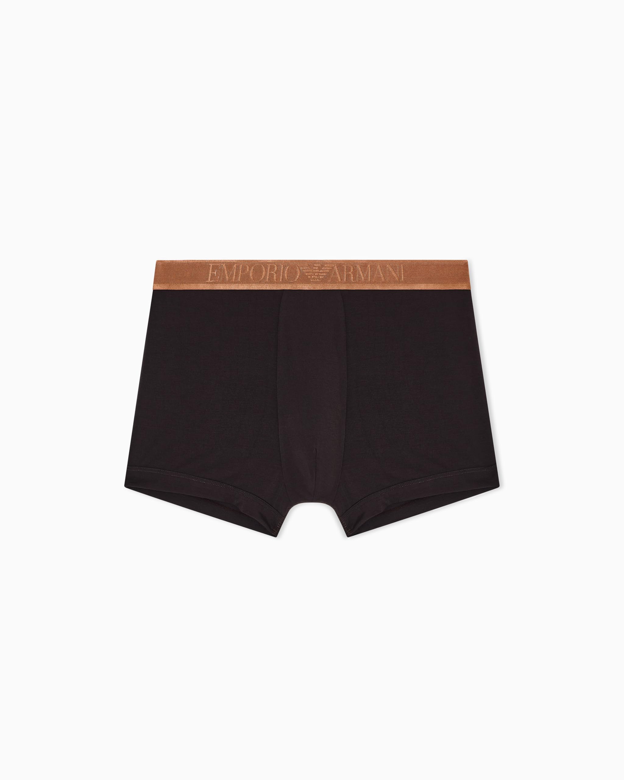 Emporio Armani Man's Soft Modal Trunk Brown L