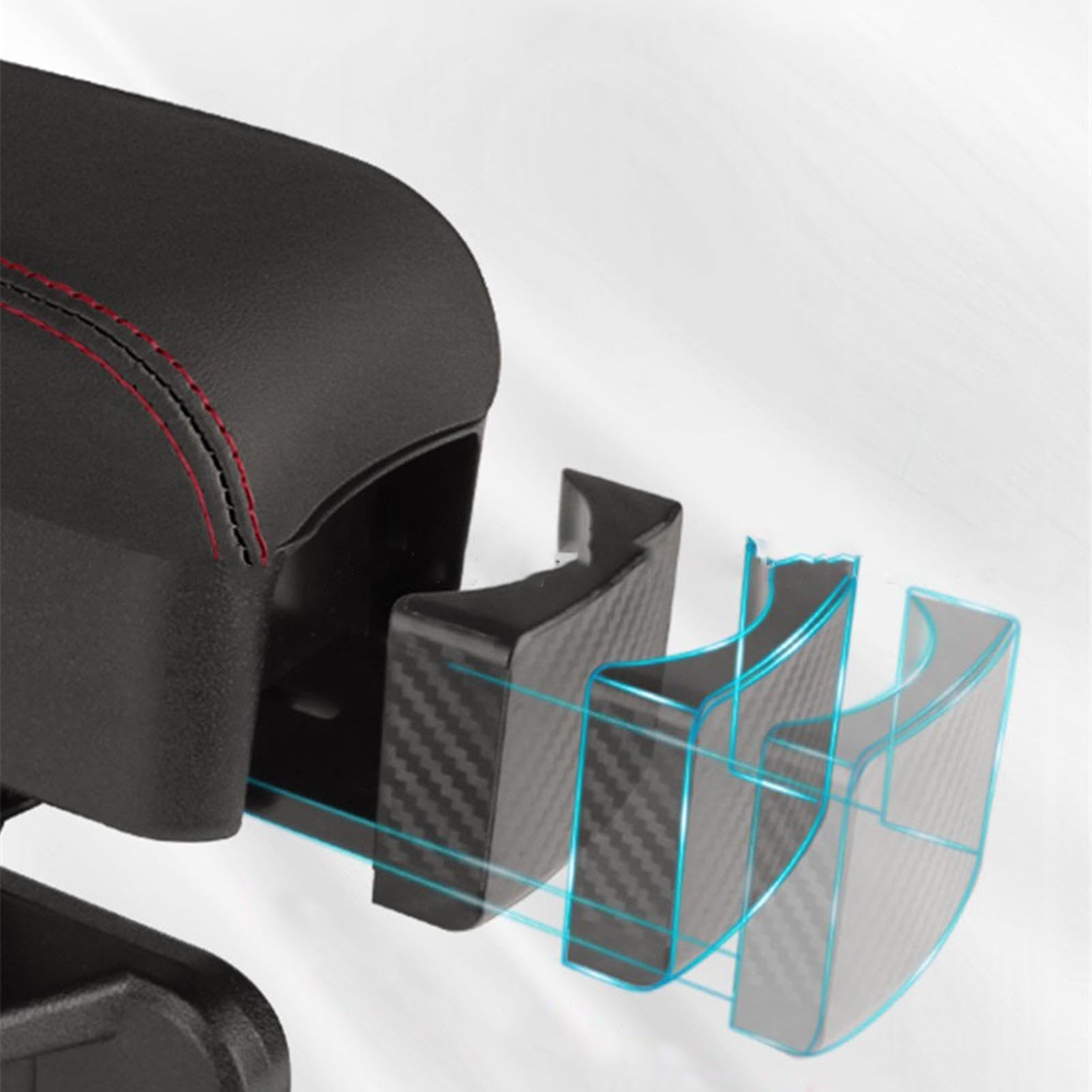 Car Seat Armrest Box, uchwyt na nadgarstek, duża pojemność