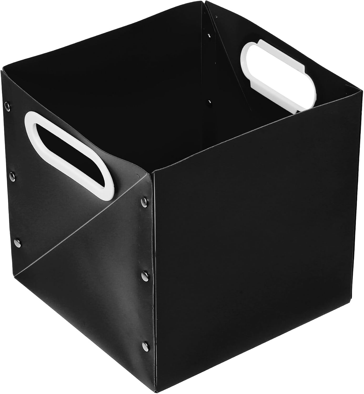 SUPVOX Foldable Desktop Organizer Pen Holder Compact Black, Office Desk Storage Container for Stationery and Makeup Accessories, Space-saving Foldable Desk Supply Organizer for Home