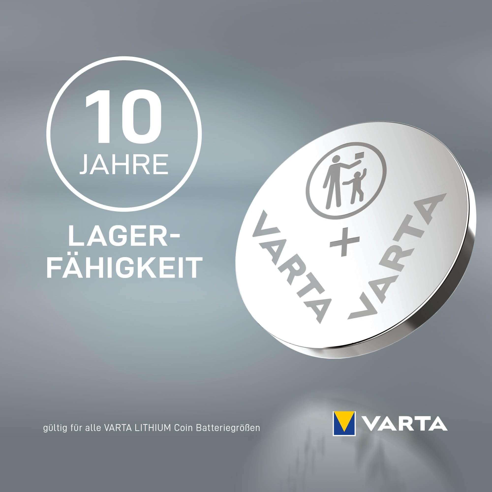 VARTA Batterien Knopfzelle CR2025, 2 Stück, Lithium Coin, 3V, kindersichere Verpackung, für elektronische Kleingeräte - Autoschlüssel… – Ansicht 11