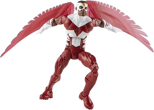 Miniatura 6 de Marvel Legends Series Falcon - Figura de acción de embalaje retro de 6 pulgadas, 3 accesorios