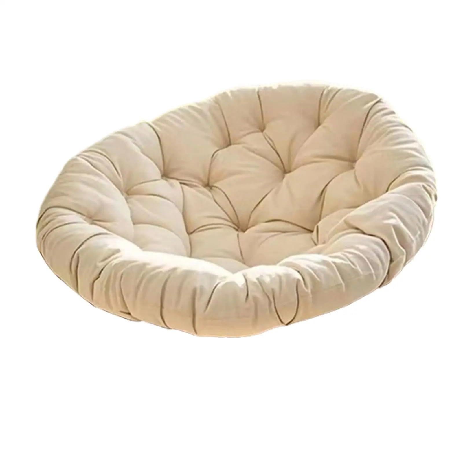 GHHZML Egg Chair Cushion Hammock Chair Cushion, Rattan, 40cm Outdoor Seat, Swing Chairs Pad For Kitchen Indoor