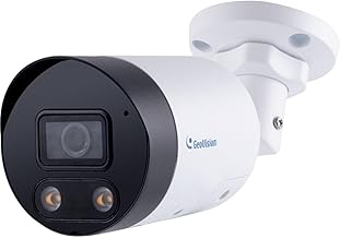 Geovision GV-TBL8804 8MP H.265 Super Low Lux WDR Pro cámara IP cálida a todo color de la bala del IR del LED, aprendizaje profundo de AI
