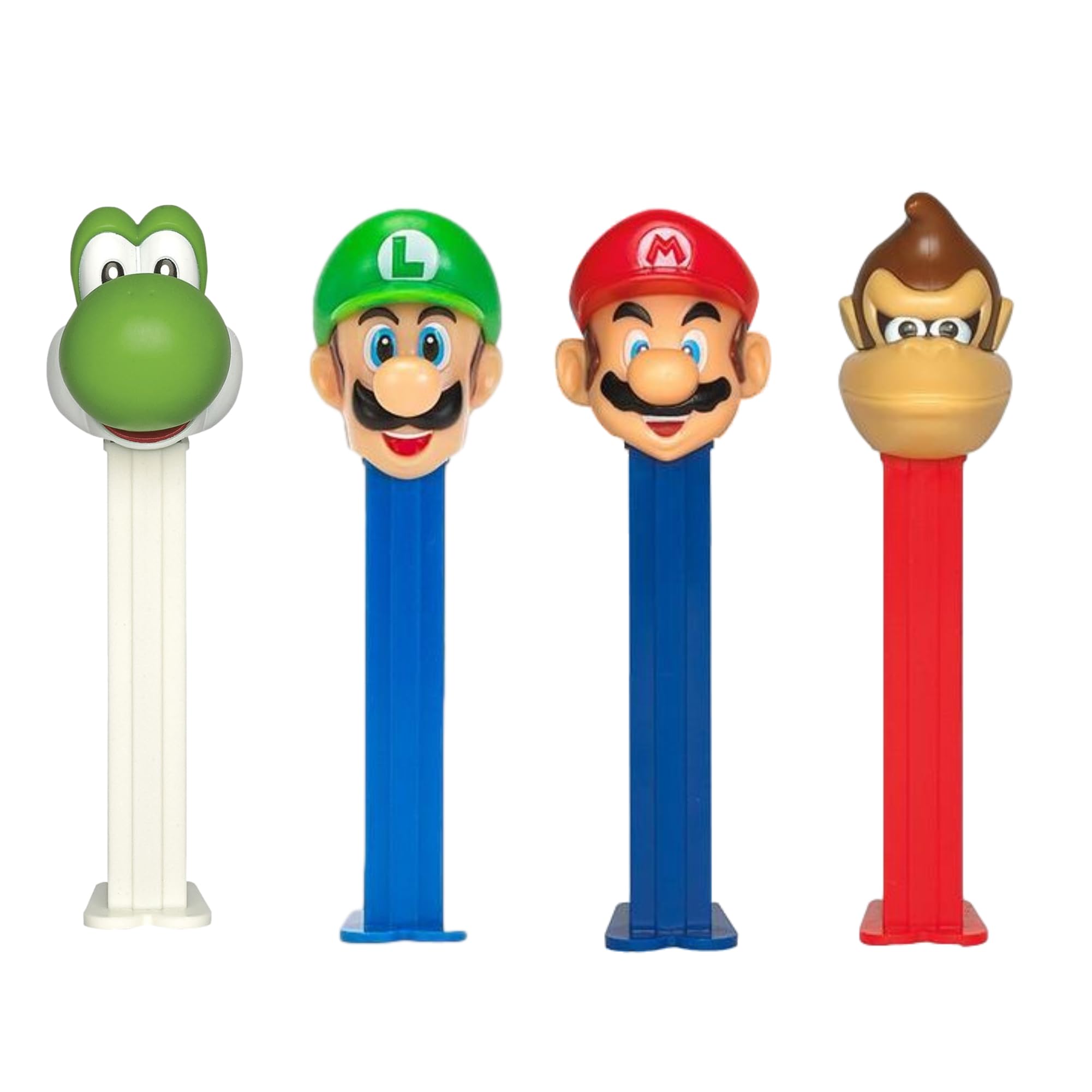 PEZ Nintendo Candy Dispenser Gift Set | Mario, Luigi, Yoshi, And Donkey Kong PEZ Dispensers | Nintendo Dispensers Candy Gift With EXTRA Candies