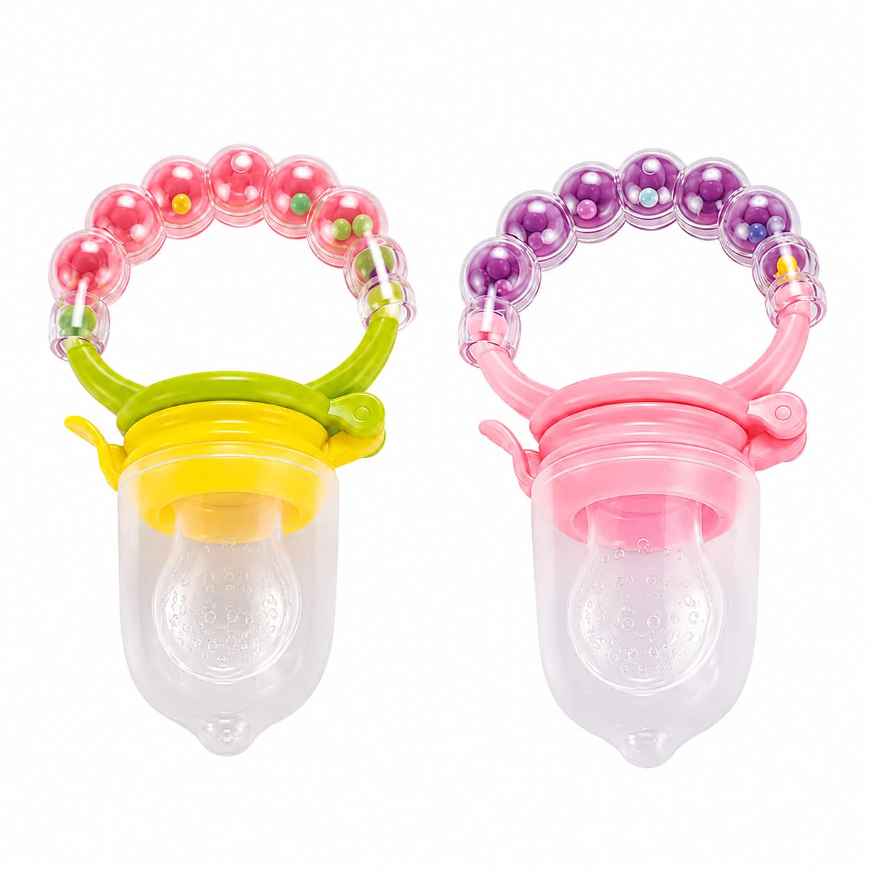 Baby Fruit Feeder, Silicone Fresh Food Nibbler, BPA Free Pacifier for Fruits, Vegetables & Teething Relief (1)-picture-20