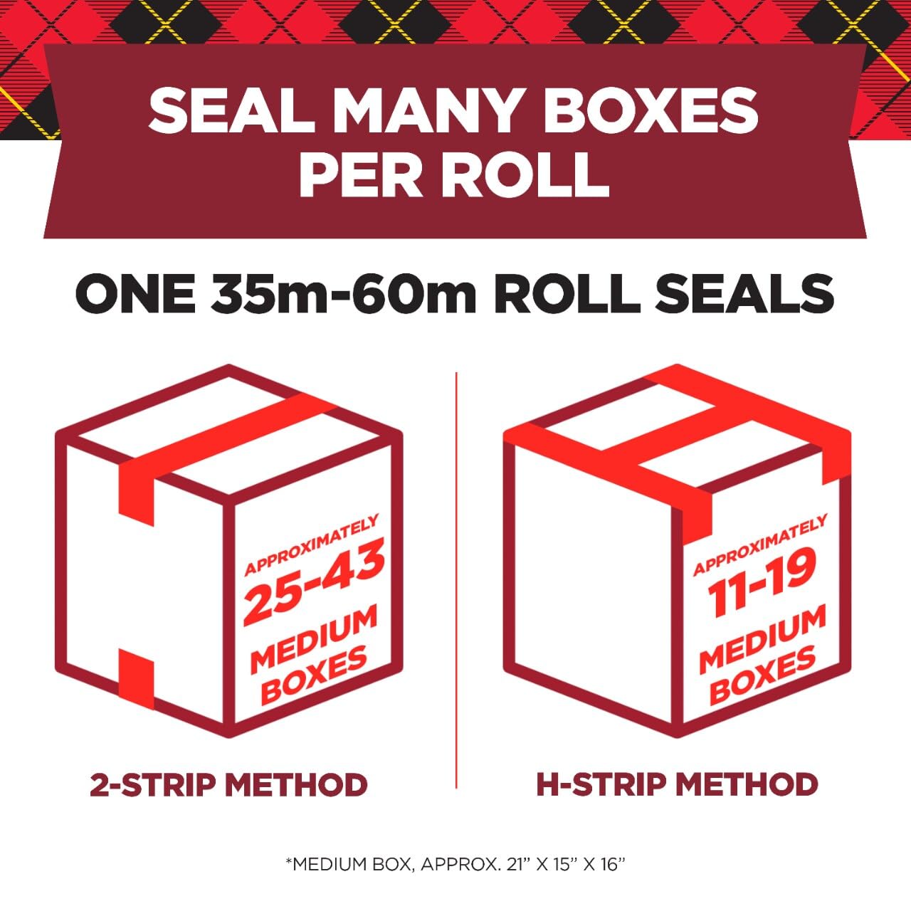 Scotch 6 rotoli di nastro adesivo da imballaggio, 48 mm x 50 m, ultra trasparente