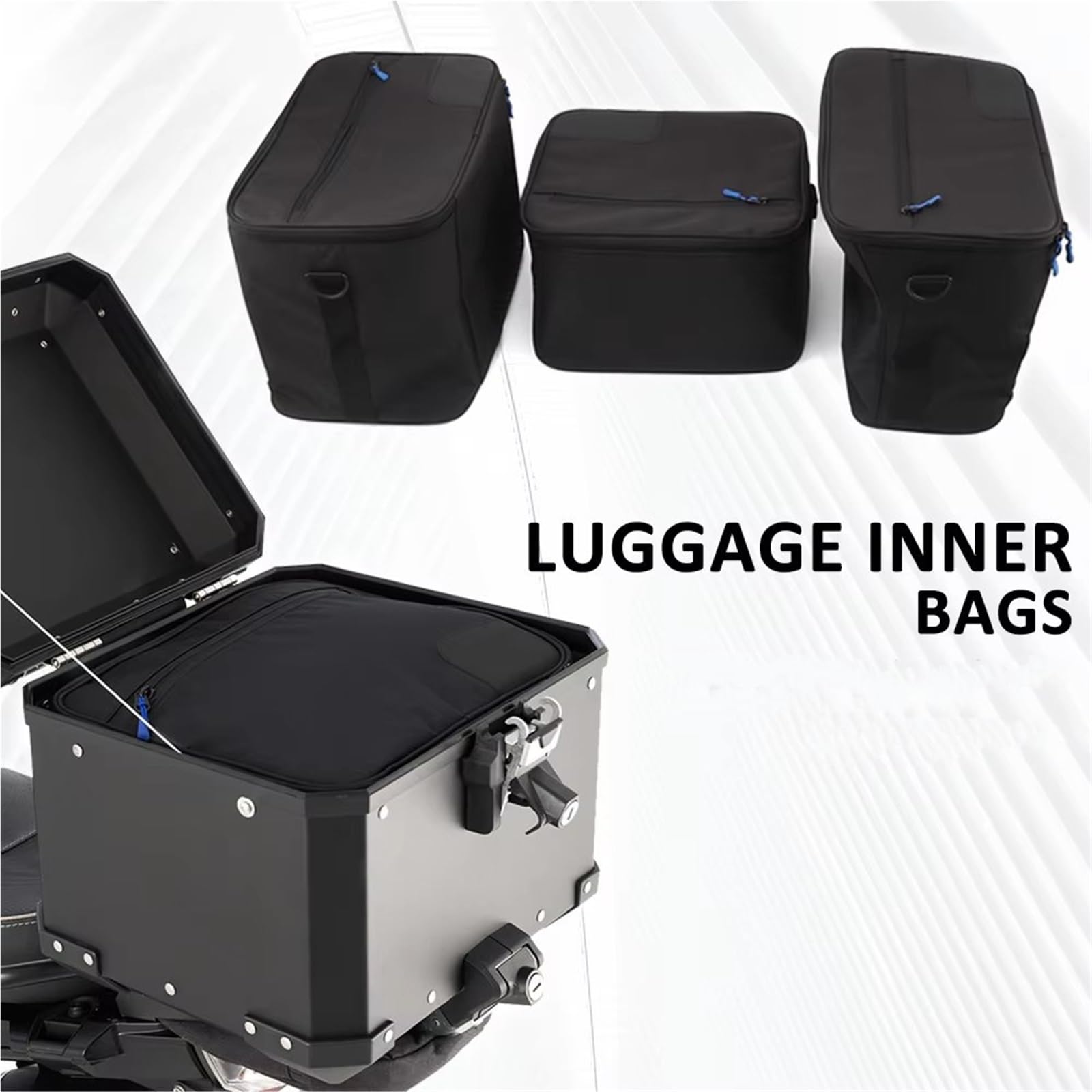 Borsa Posteriore Moto per BMW R1200GS LC per Adventure R1250GS F750 GS F850 GS F800GS Borsa da Moto Borsa Interna per Baule Borse per Bauletto Borse da Sella Moto(A Set Inner Bag)