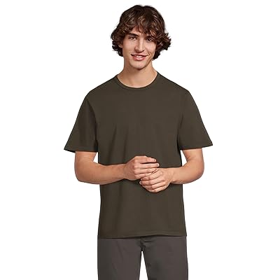 Vince Garment Dye Short Sleeve Crew Men