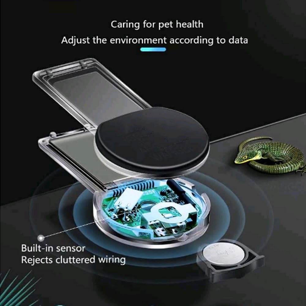 Termometro Igrometro Per Rettili - Impermeabile Con Sensore Integrato | Per Terrari, Lucertole, Tartarughe - Foto 9