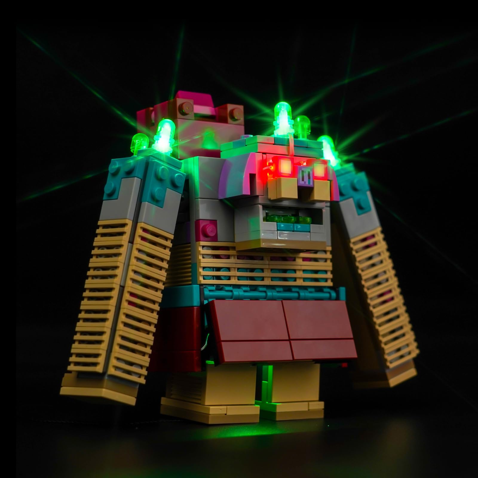 Upgraded Led Light Kit for Lego Minecraft Legends The Devourer Showdown Adventure Building Set, Compatible with Lego 21257 (Model Not Included)