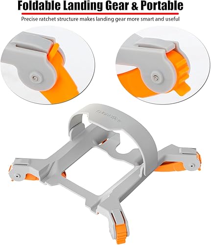 Miniatura 6 de Mavic Mini4 Pro - Kit de pierna de tren de aterrizaje plegable para DJI Mini 4 Pro RC Cámara Drone Accesorios Extensor de Altura Extensiones