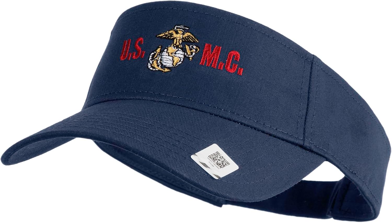 USMC Design Mark Embroidered Cotton Twill Sun Visor