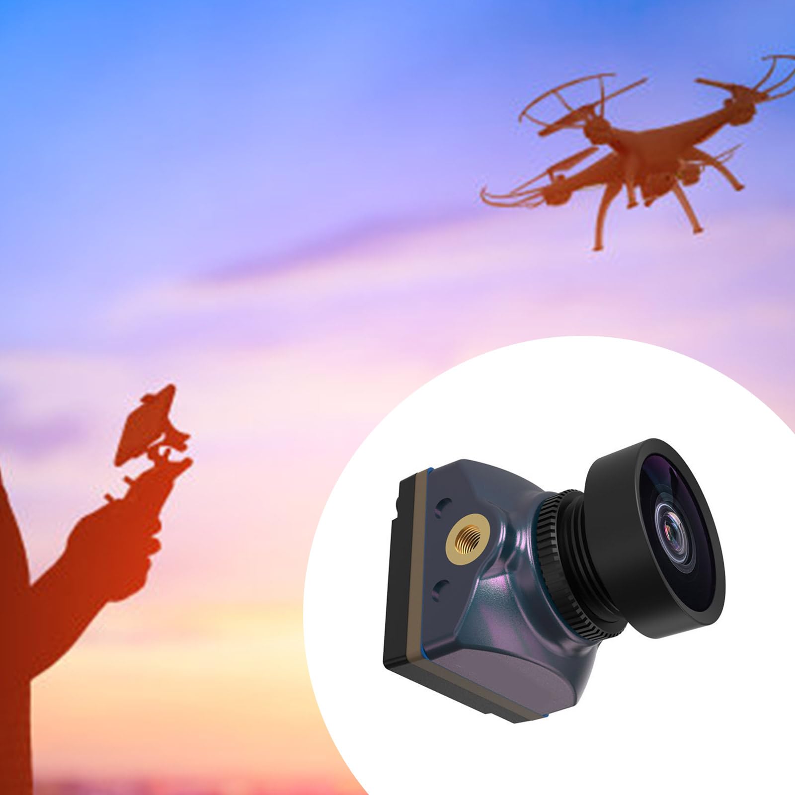 Nano4 Racings - Telecamera per drone, 1200 TVL, resistente alle intemperie, per voli all'aperto, fotocamera ad alta risoluzione
