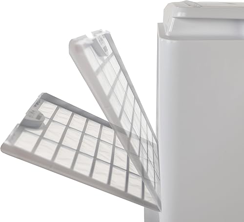 Miniatura 8 de RCA Deshumidificador portátil de 20 pintas con apagado automático y temporizador, deshumidificador para el hogar y absorbente de humedad para