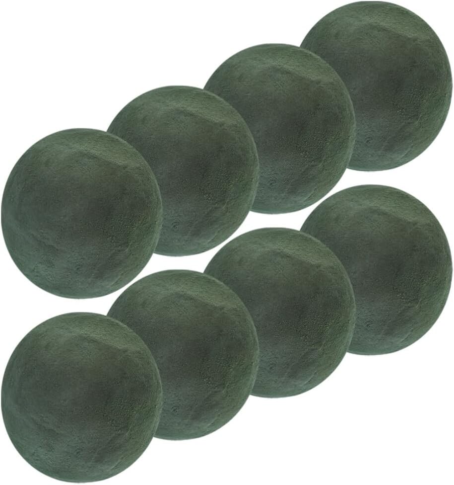 COHEALI 8pcs Wet Floral Foam Sphere Floral Craft Foam