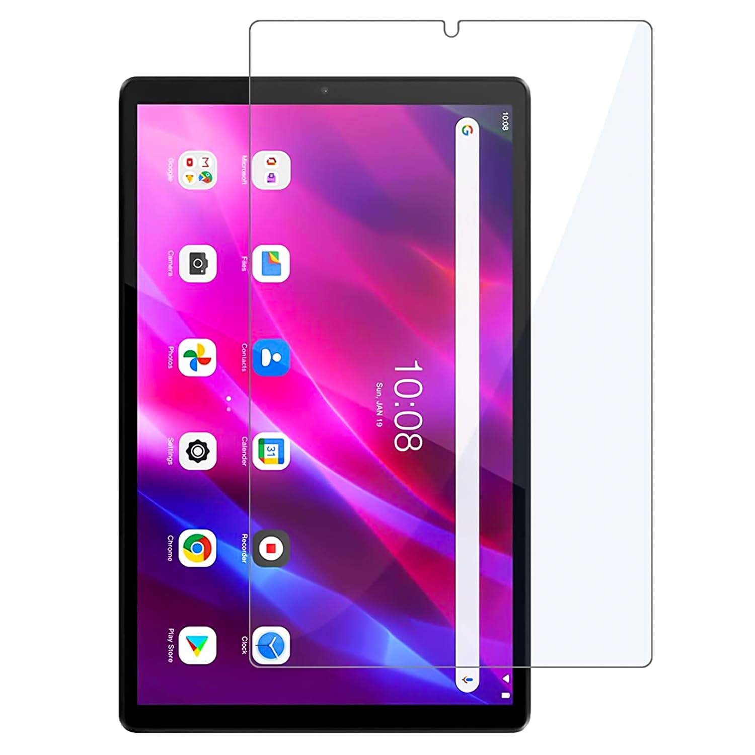 Premium Tempered Glass Full Screen Protector for Lenovo Tab M10 Plus / M10 FHD Plus (TB-X606X / TB-X606V / TB-X606F) (10.3 inch) Pack of 1