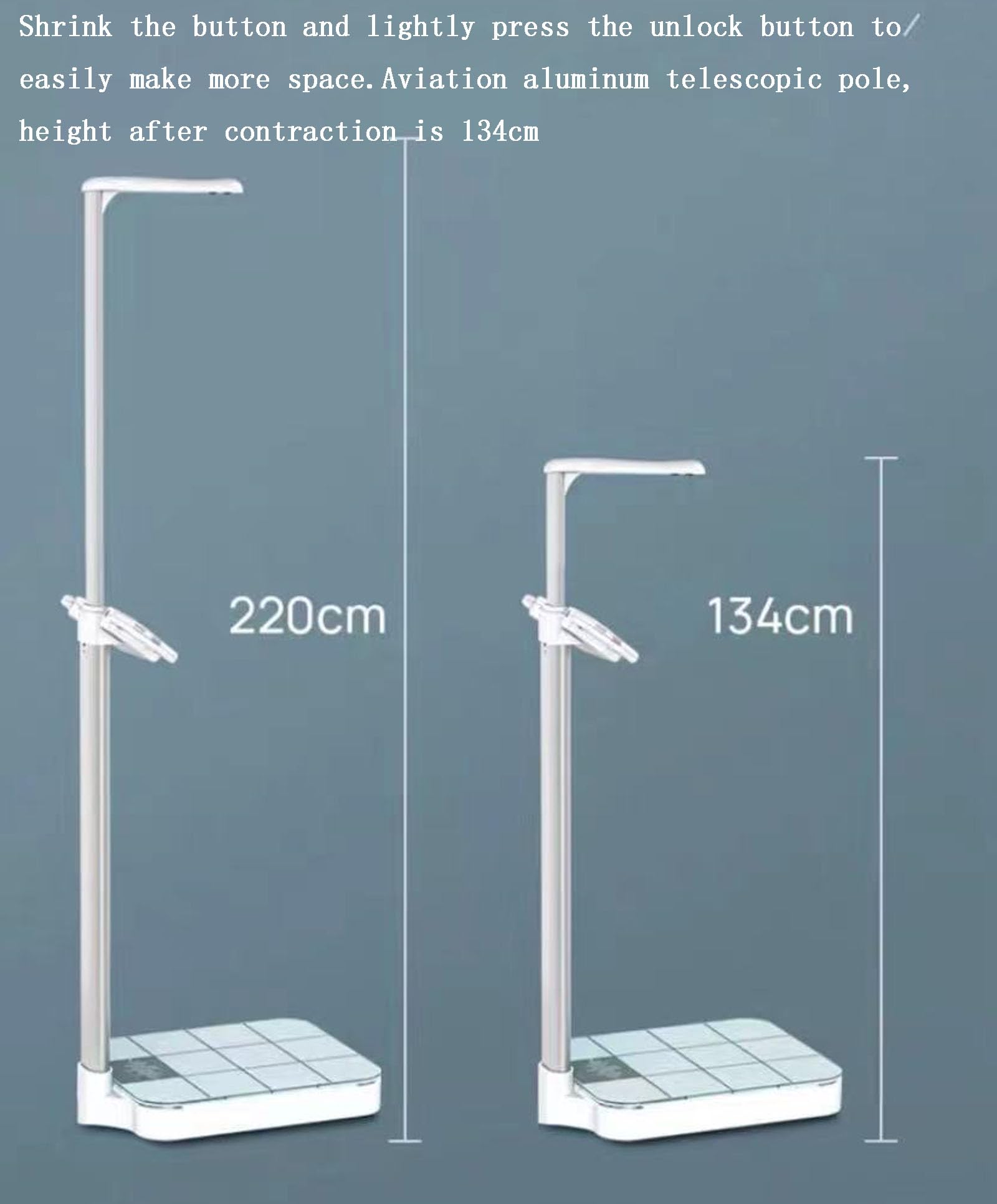 Wielofunkcyjna skala wzrostu i masy tkanki tłuszczowej Cyfrowa 200-kilogramowa inteligentna medyczna skala wzrostu, analizator tkanki tłuszczowej z funkcją nadawania głosu