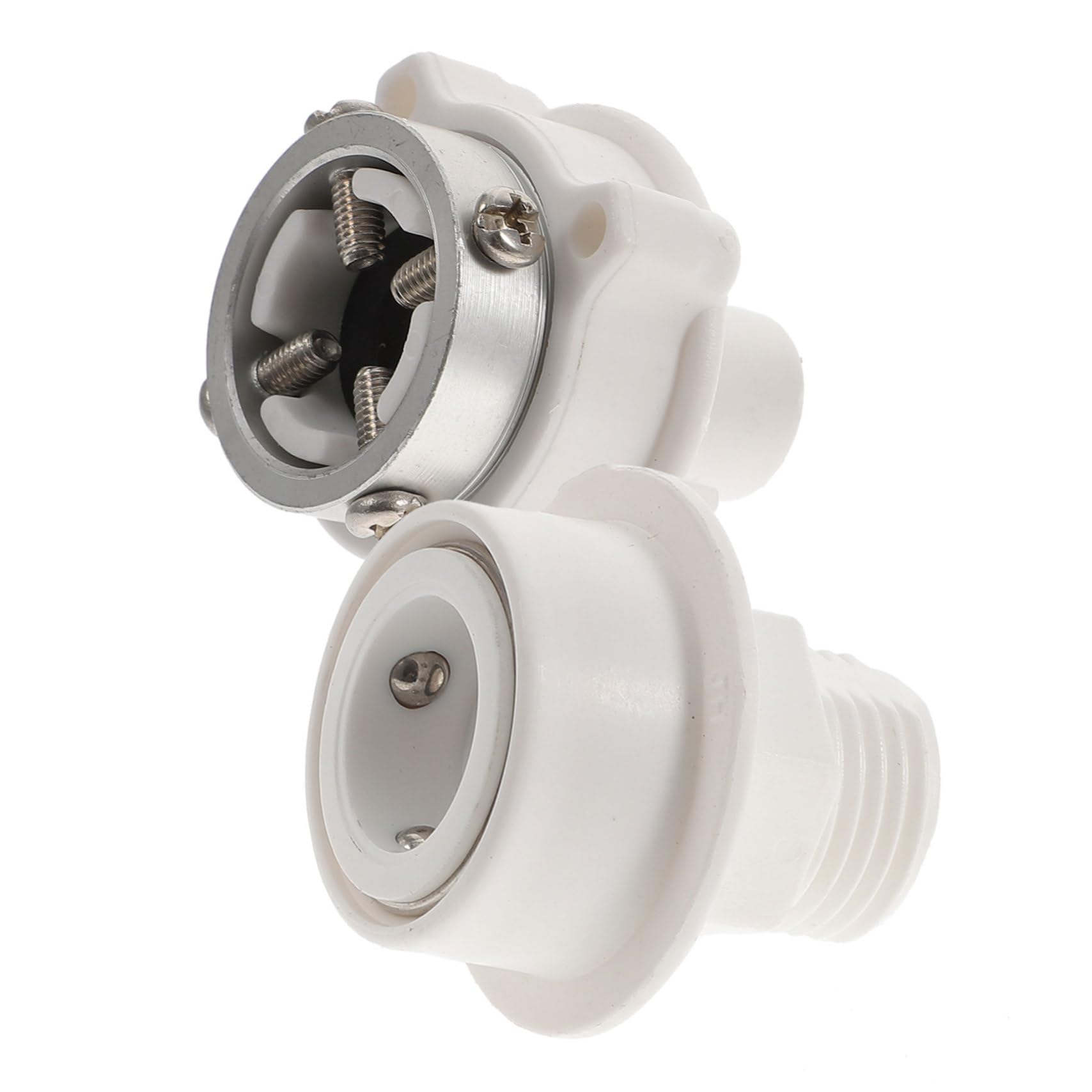 Adaptadores de grifo flexibles de rosca de hierro macho Juego de accesorios de conector de manguera, conectores de línea de aire Conectores rápidos Acoplador de aire y juego de enchufe, 2 piezas Conec