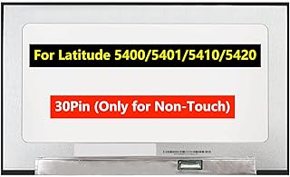 LCD Screen Replacement for Dell Latitude 5400 5401 5410 5420 14.0 FHD 1920X1080 LED (Non-Touch) IPS Display (FHD 1920X1080) with Tape
