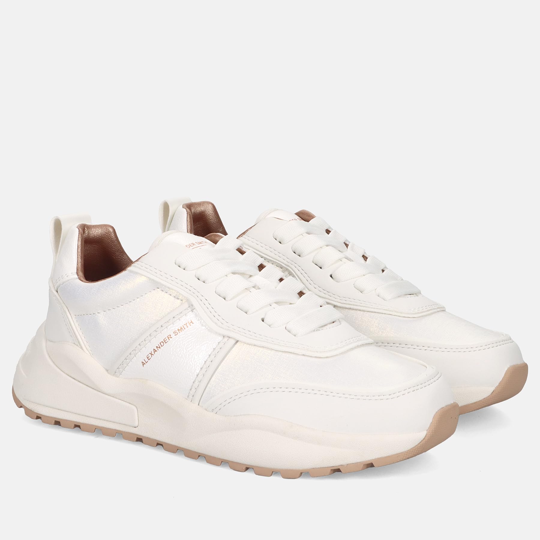 ALEXANDER SMITH Sneaker vegana da Donna x ACBC Eco-Dover Bianca - AEBBEDW 8071 TWT - Taglia