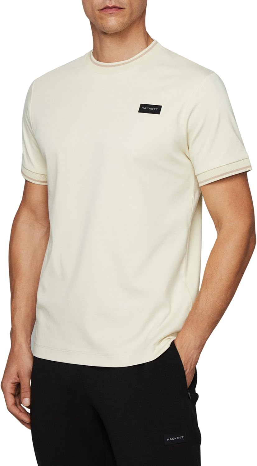 Hackett London HS Hackett Tee, Camiseta Hombre, White (White