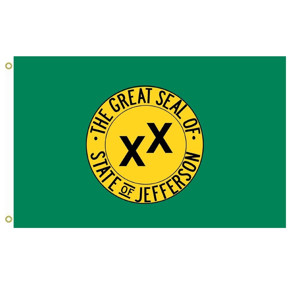 Large Flag Jefferson State Flag The Proposed Flag of The Unofficial State of Jefferson Flag Outdoor Flag Flying Flag 3x5ft Banner