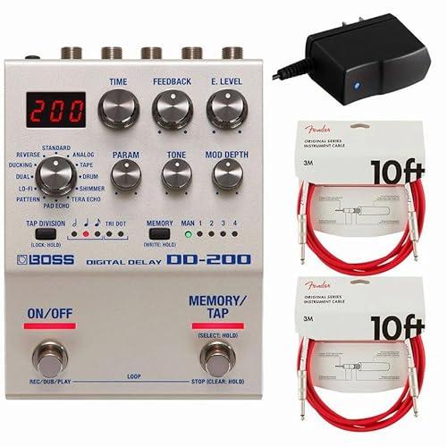 BOSS/DD-200 DIGITAL DELAY fBC [A_v^[PSA-100S2 + P[u2{(Fiesta Red/3[g) wZbg] DD200