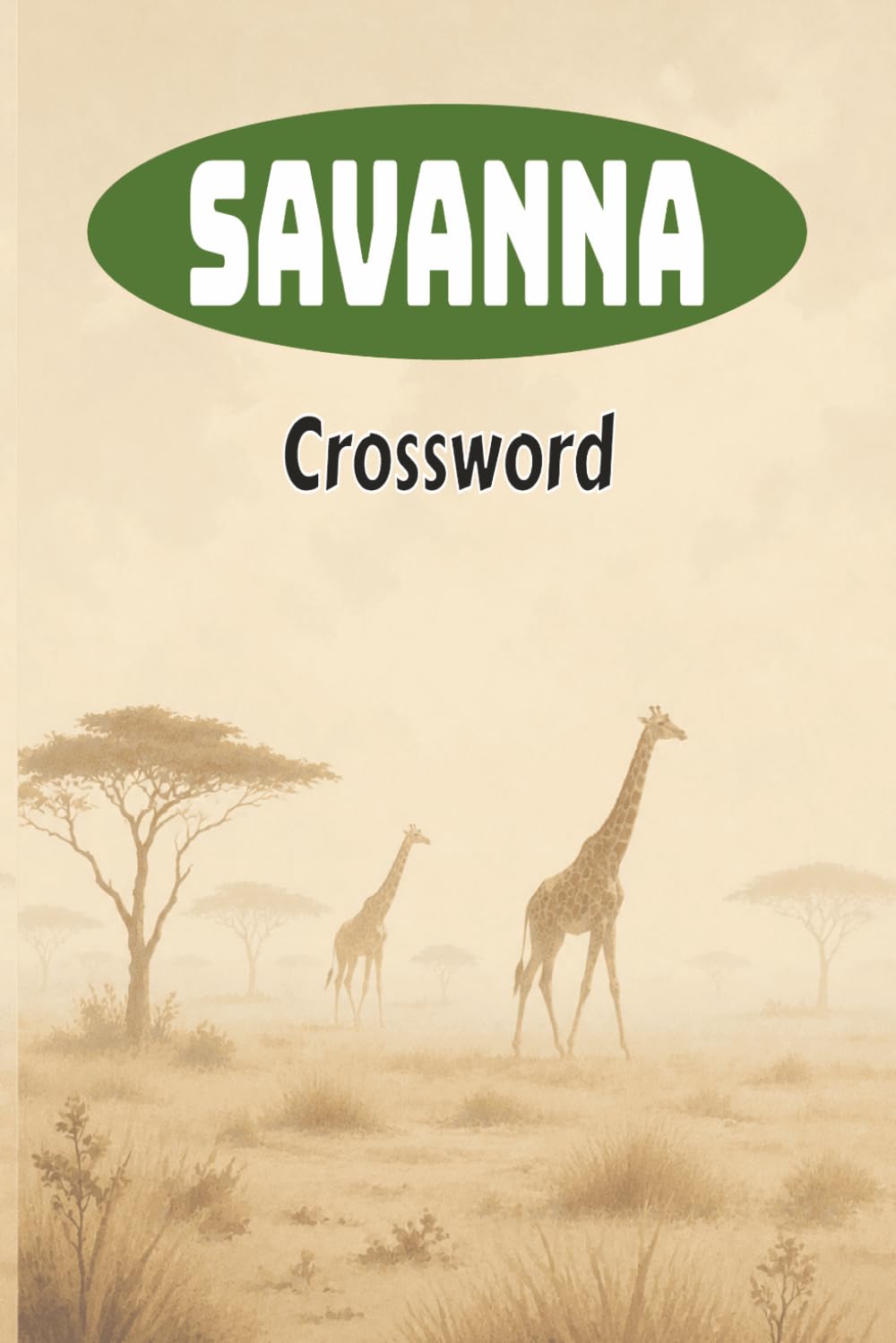 Savanna Crossword: Puzzles about the Savannas, Wildlife, Ecosystem, and More | 6x9 inches | 60 Puzzles… Gift for Vacations, Holidays, and Relaxation