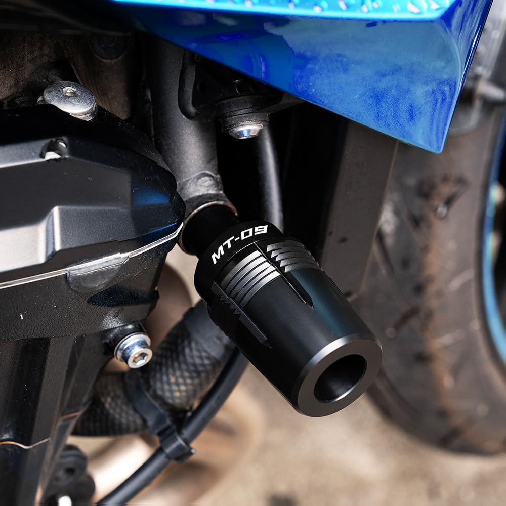 Pour Yamaha MT09 MT 09 MT-09 SP 2021-2025 Accessoires Moto Protection contre les chutes Cadre Curseur mt09 Anti-crash Protection (Noir)