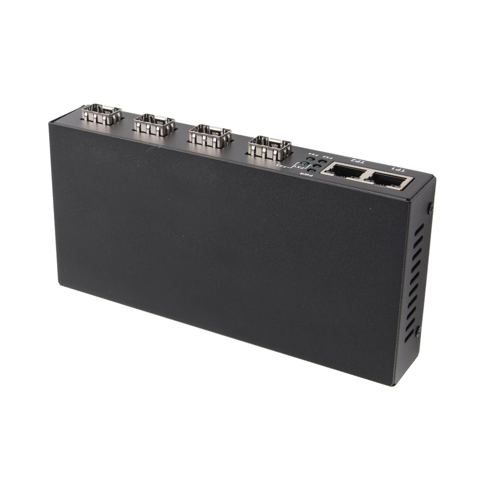 TOPINCN Convertisseur de Média Ethernet Gigabit, Adaptateur Double Fiber RJ45 pour Réseau de Bureau et de Maison, 10/100/1000M