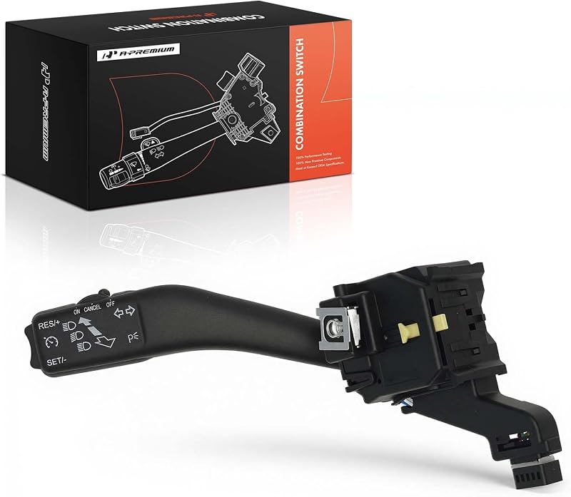 Chave de seta multifuncional A-Premium com controle de cruzeiro para Volkswagen – 8 pinos