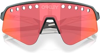 Oakley Oo9465 Sutro Lite Sweep Men's Rectangular Sunglasses, Prizm Flashlight Matt Silver/Blue, 39mm