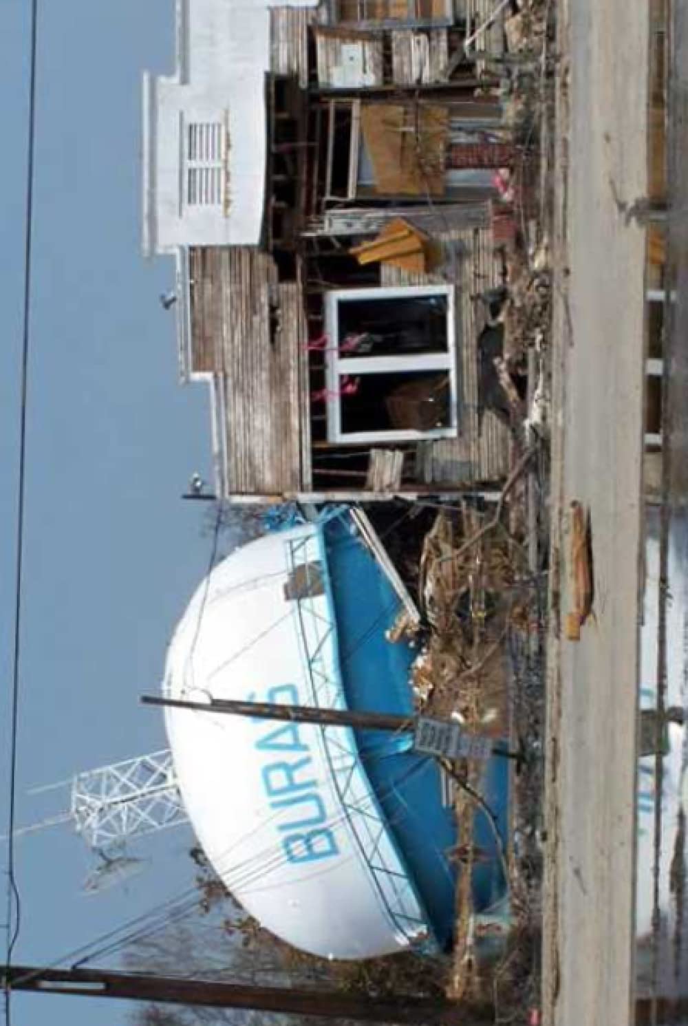 Hurricane Katrina: A Fallen Water Tower In Buras-Triumph, Louisiana Journal: Blank 150 page lined journal for your thoughts, ideas, and inspiration