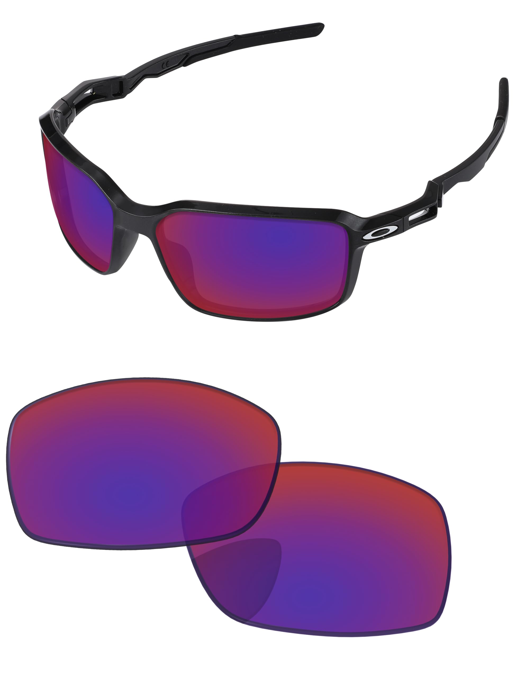 PapaViva Replacement Lenses for Oakley Siphon OO9429 64mm Sunglass - Precision Fit, UV Block & Impact Resistant