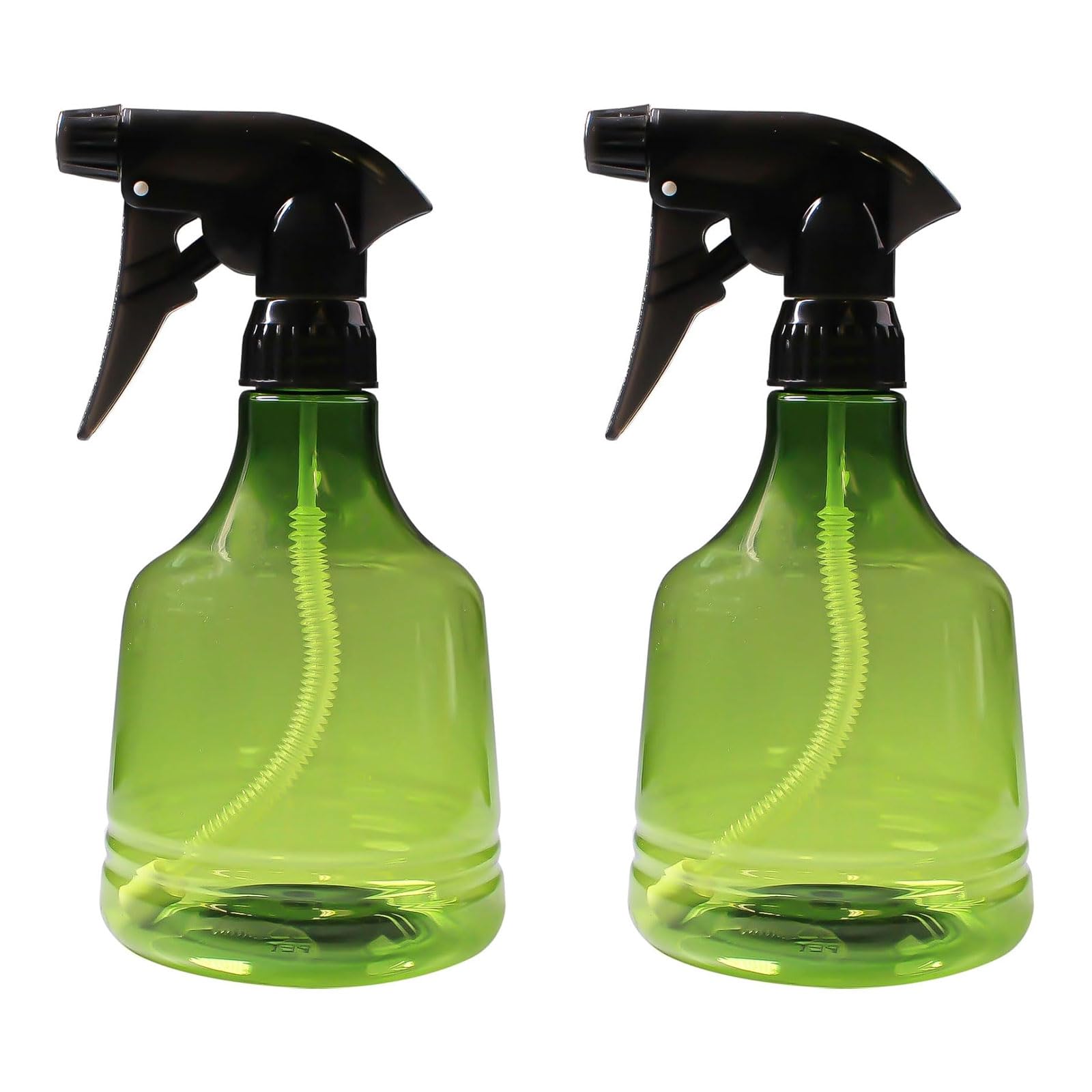 マルハチ産業(Maruhachisangyou) スプレーボトル 振り子式スプレー 500ml グリーン 2個セット 全方向 噴霧 OK アイロンがけ ガーデニング お掃除 シンプル おしゃれ KN-51