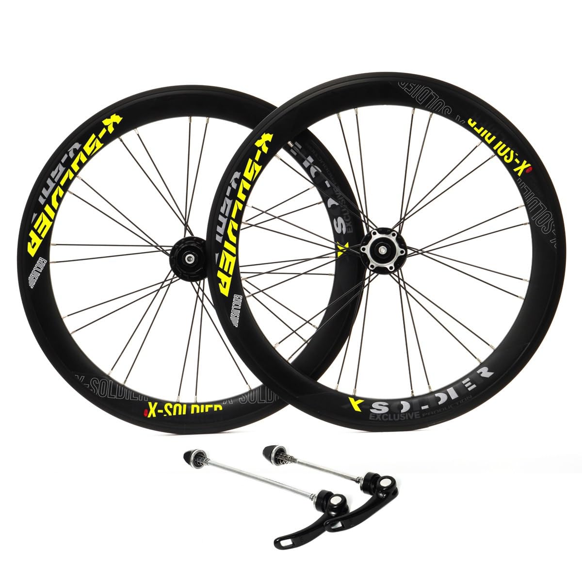 Amazon.co.jp: 折りたたみ自転車ホイールセット 20インチ ディスク/V