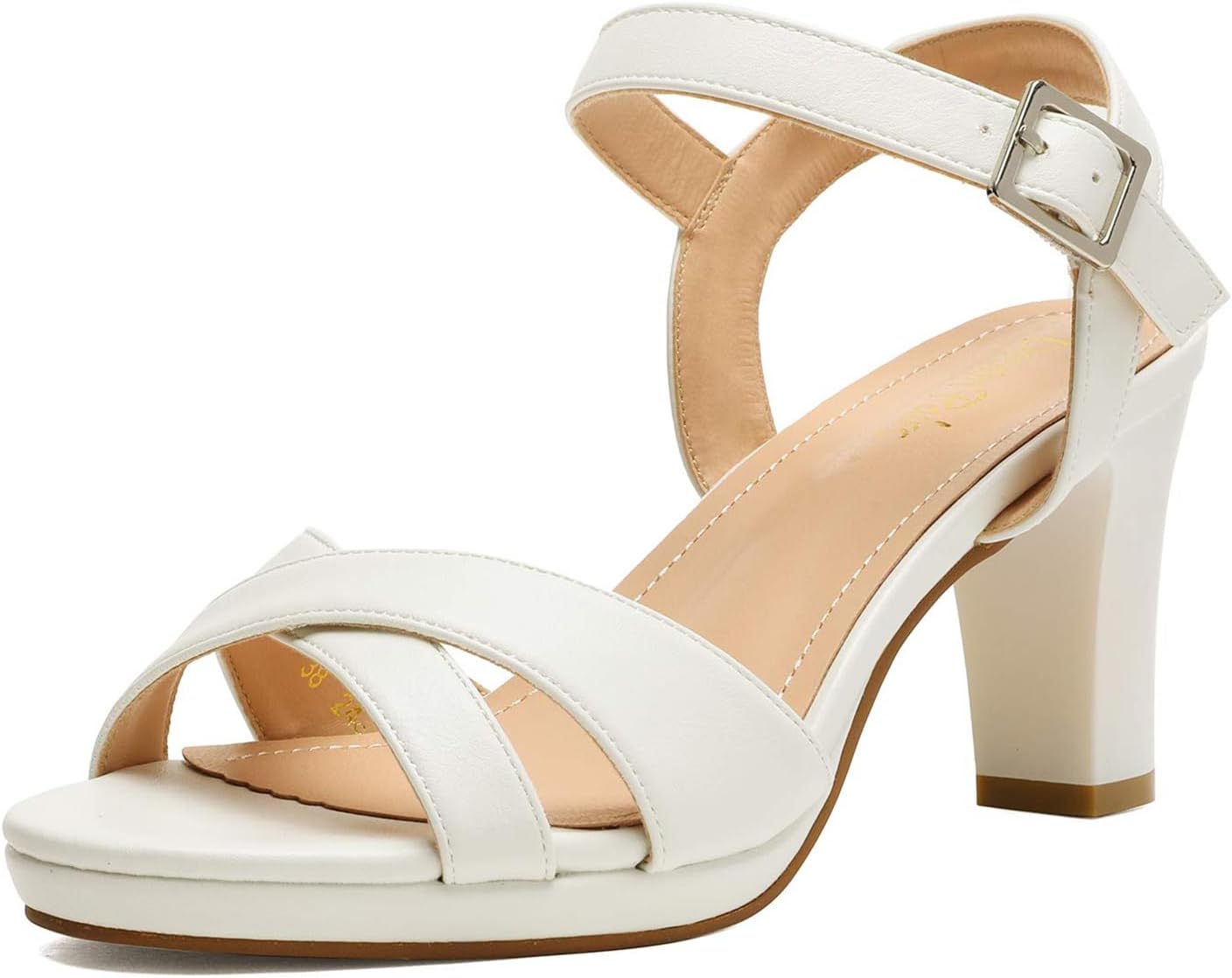 chicago white heel mid