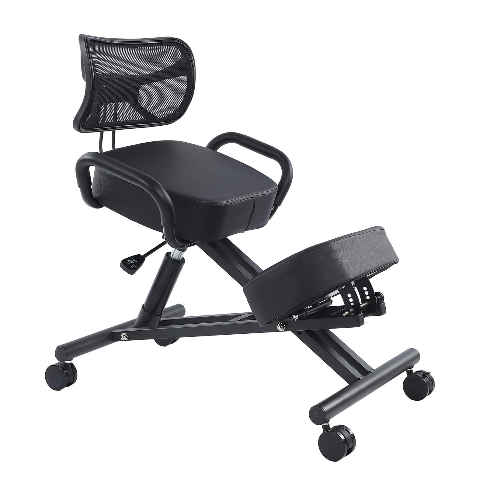 Estink Chaise à Genoux avec Coussin, Chaise à Genoux Respirante, Correction de Posture, Chaise à Genoux pour Tâches à Domicile, Banque, Bureau, Réception, Salle de Réunion