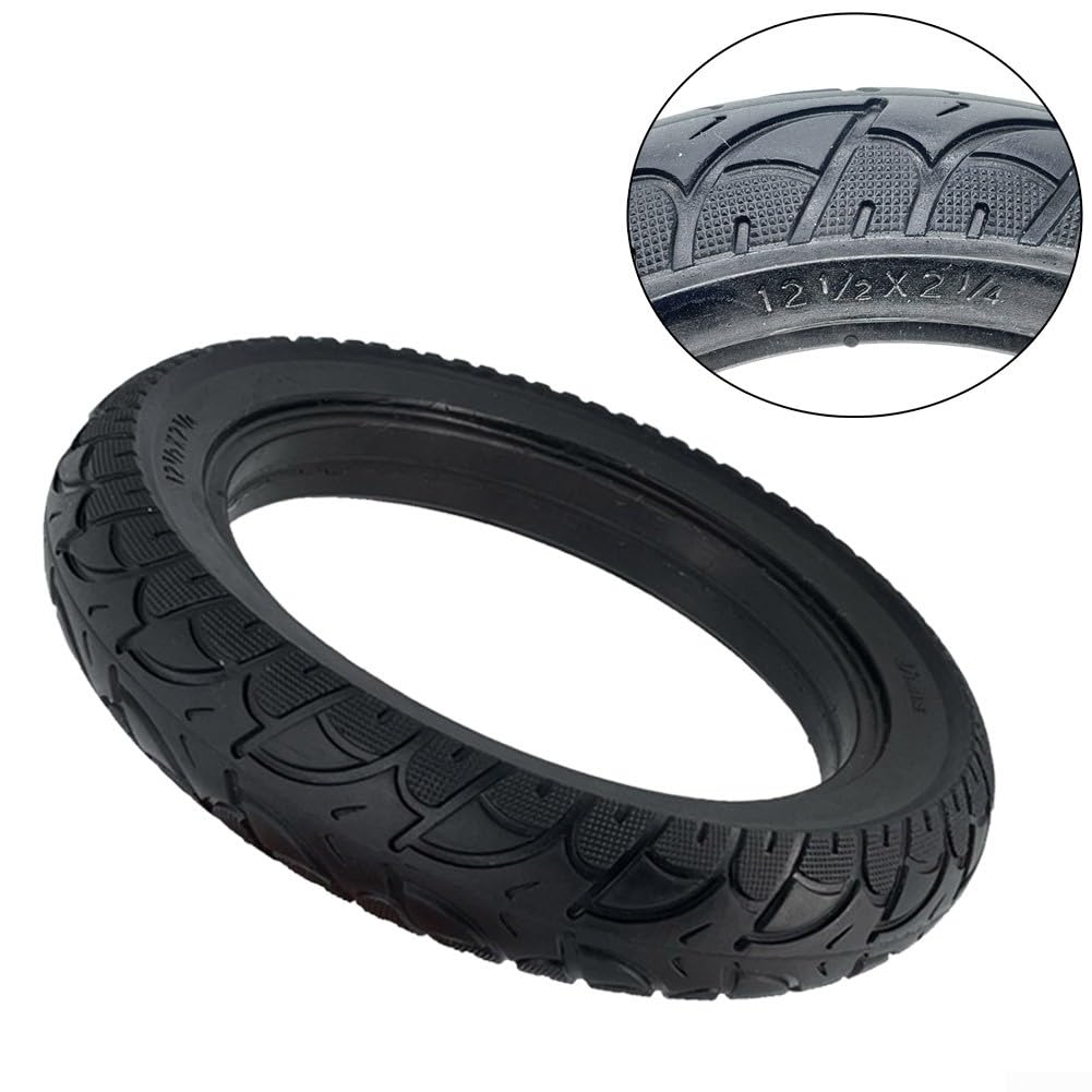 30,5 cm (12 Zoll) Vollreifen 12 1/2 x 2 1/4 (57-203) für E-Bike-Roller, 12,5 x 2,125 Reifen