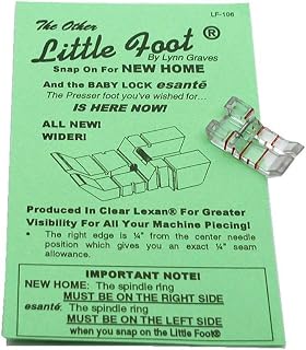 Little Foot, Snap On Elna New Home/Janome Foot