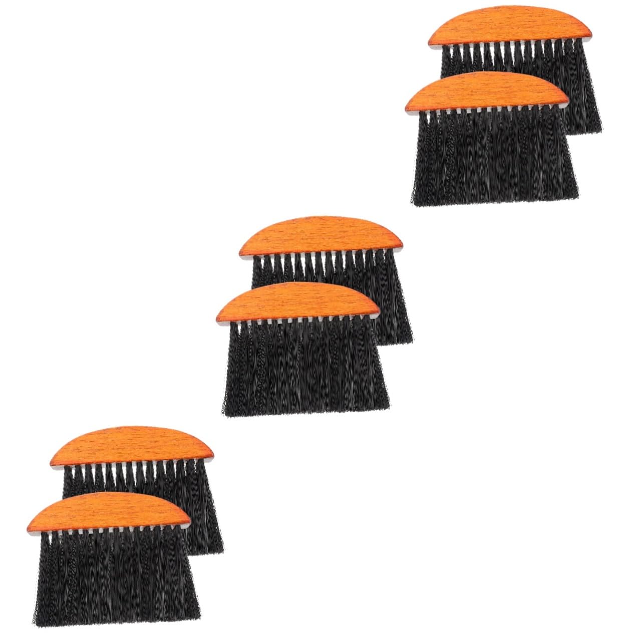 Sosoport 3sets Fireplace Cleaning Tools Set Handheld Brush Chimney Sweep Rods Soft Bristled Brush 2pcs*3
