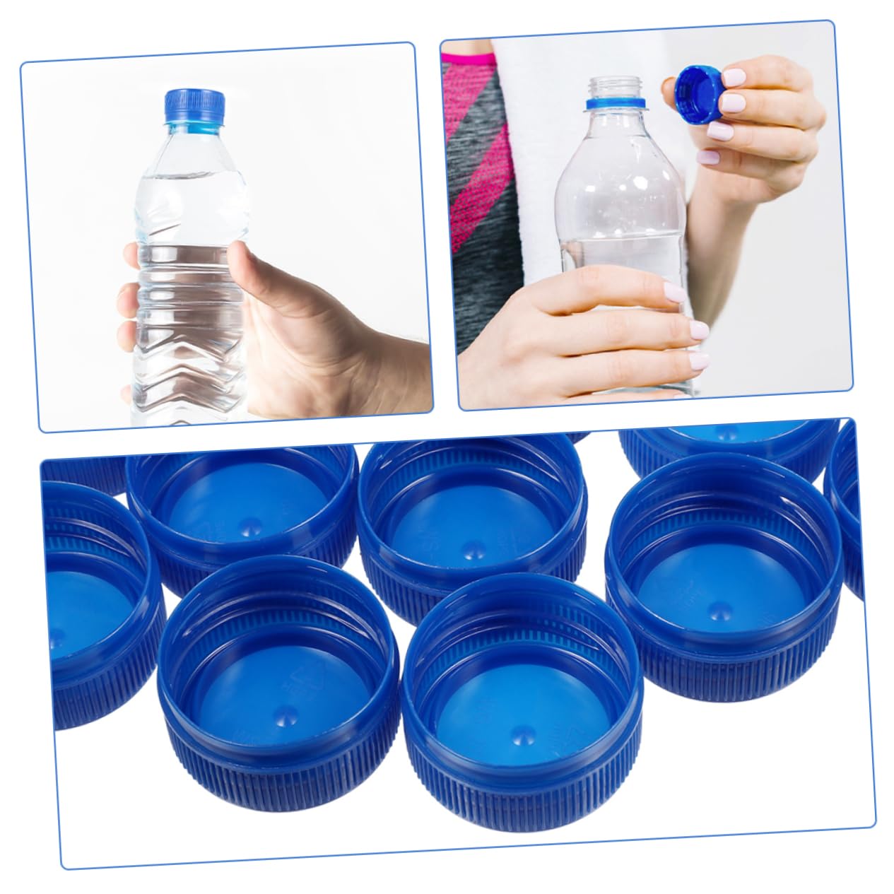 ペットボトルのふた Amazon.co.jp: HOMOCONO 100個プラスチック製ボトルキャップ 水筒