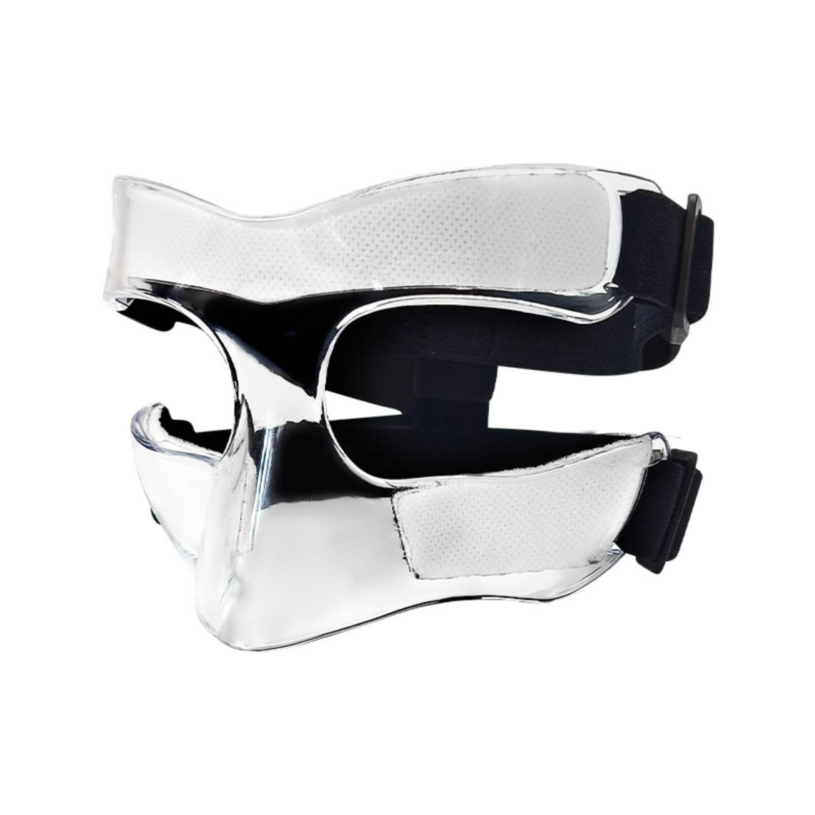 Anti-Collision Basketball Face Mask Collision Resistant Basketball Safeguarding Face Guard Long-Lasting Comfortable for Adults, Kids, Transparent-image-33